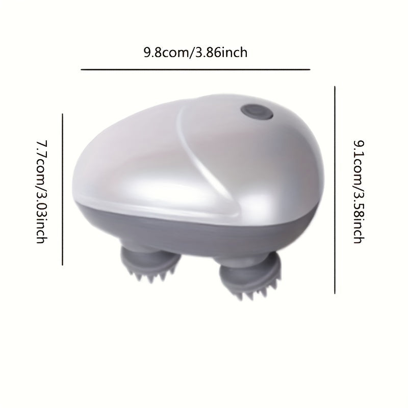 NNETM Octopus Scalp Massager - Electric Head Massager(Silvery White)