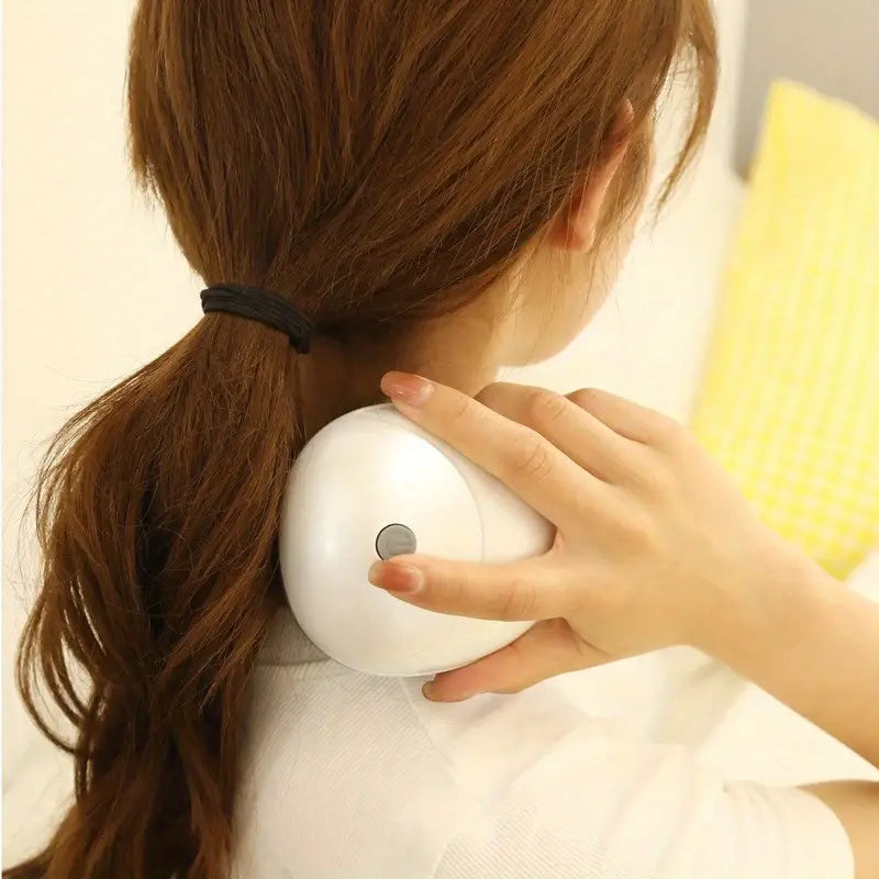 NNETM Octopus Scalp Massager - Electric Head Massager(Silvery White)