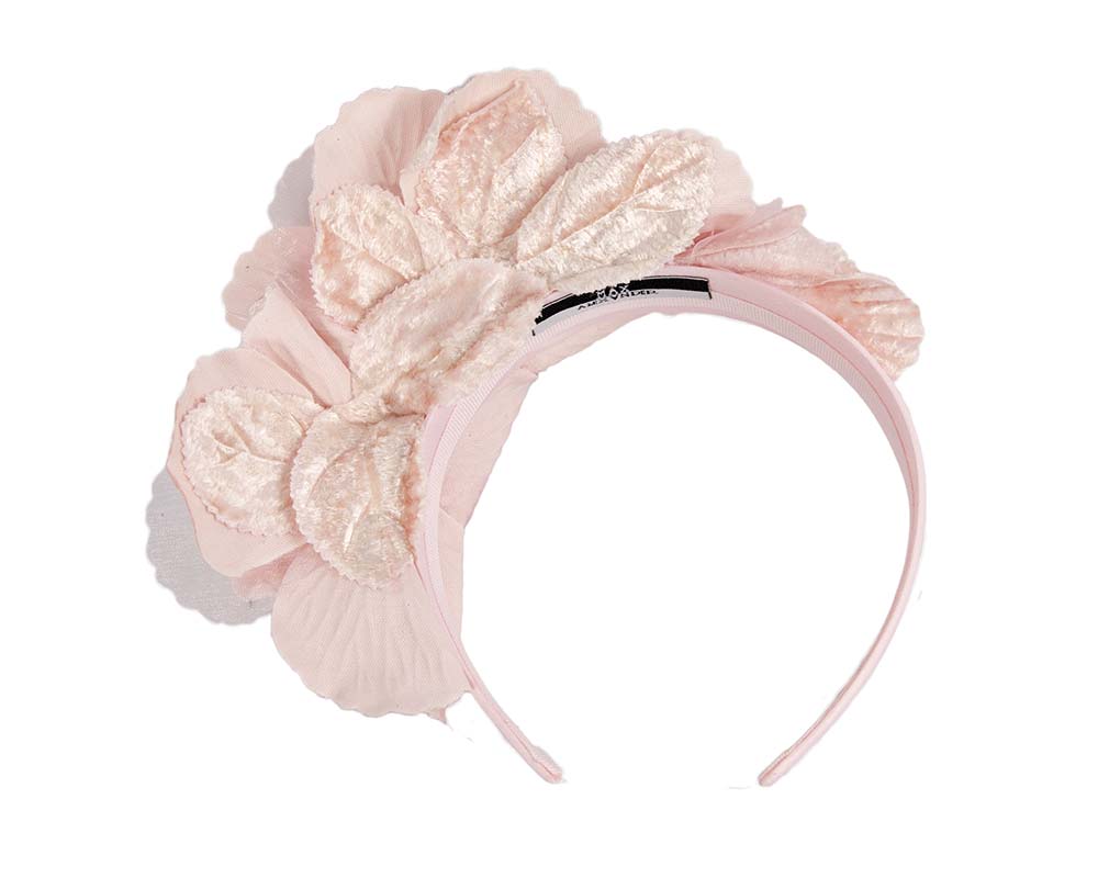Pink Flower Fascinator Headband