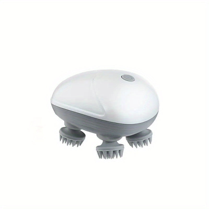 NNETM Octopus Scalp Massager - Electric Head Massager(Silvery White)